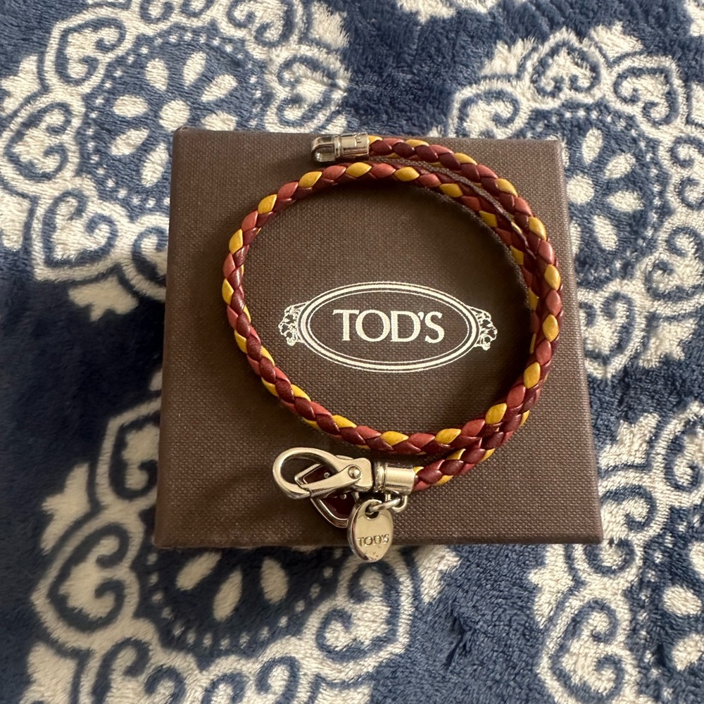 AUTHENTIC TODS WRAP LEATHER BRACELET